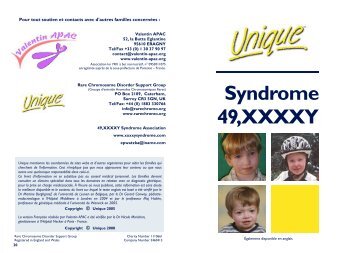 syndrome 49,XXXXY - Unique - The Rare Chromosome Disorder ...