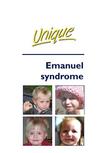 Emanuel syndrome - Unique - The Rare Chromosome Disorder ...