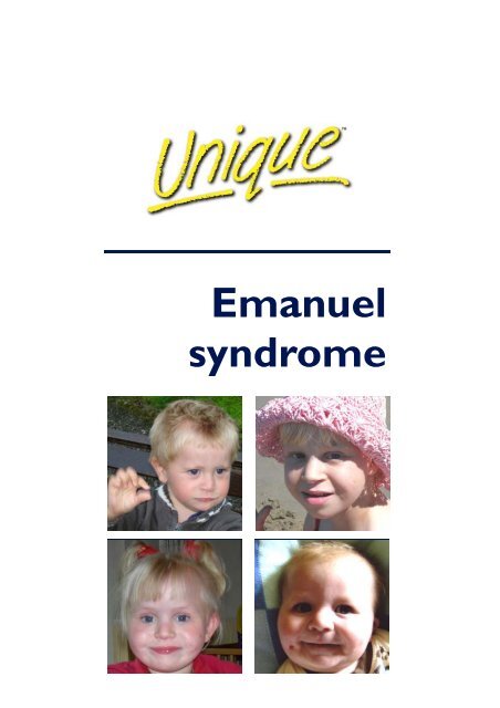 Emanuel syndrome - Unique - The Rare Chromosome Disorder ...