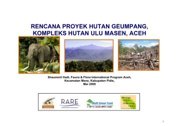 Dokumen Rencana Proyek Pride di Mane ... - RarePlanet