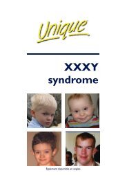 BLUE SYNDROME ドスベロ Kleefstra syndrome - Unique - The Rare Chromosome Disorder