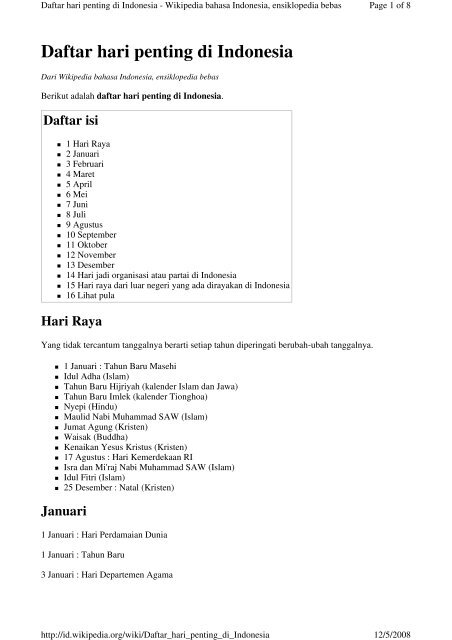 Daftar hari penting - indonesia.pdf - RarePlanet