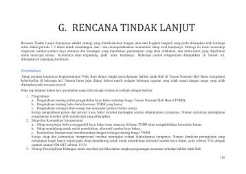 G. RENCANA TINDAK LANJUT - RarePlanet