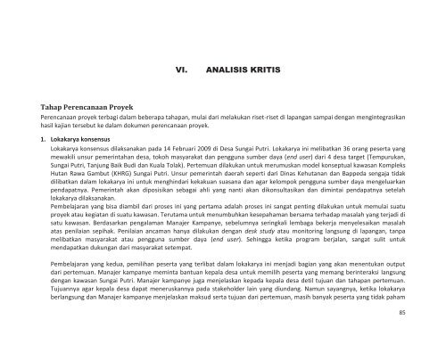 Vi Analisis Kritis Rareplanet