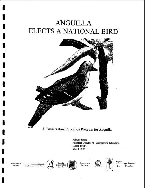 ANGUILLA ELECTS A NATIONAL BIRD - RarePlanet