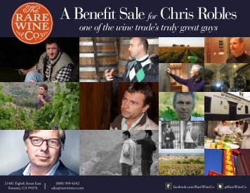 A Benefit Sale Chris Robles - Rare Wine Co.