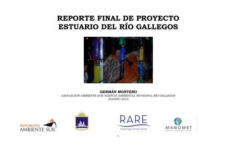 reporte final de proyecto estuario del río gallegos - RarePlanet