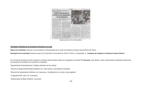 reporte final de proyecto estuario del río gallegos - RarePlanet