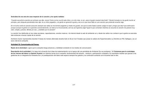 reporte final de proyecto estuario del río gallegos - RarePlanet