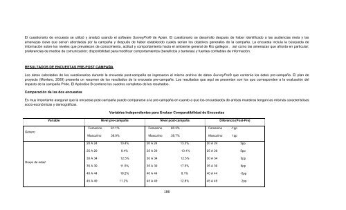 reporte final de proyecto estuario del río gallegos - RarePlanet