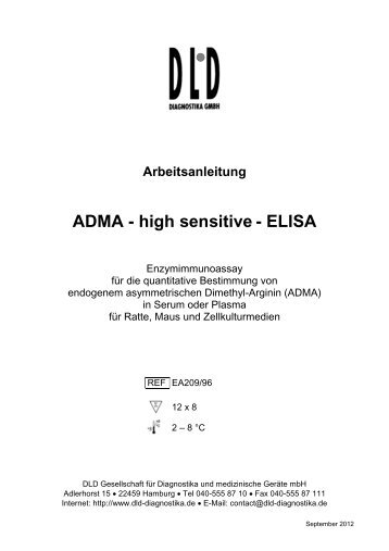 ADMA - high sensitive - ELISA - DLD Diagnostika GmbH
