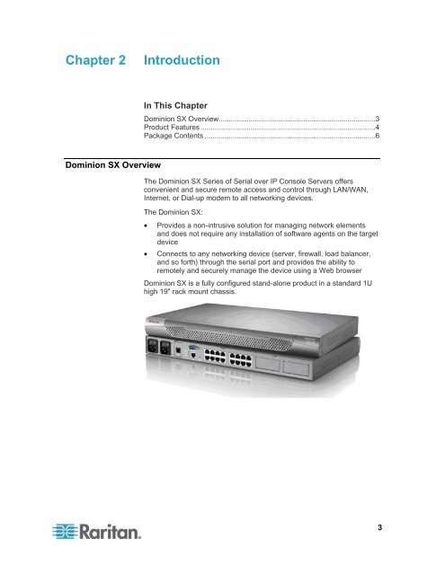 Dominion SX 3.1.6 User Guide - English - Raritan