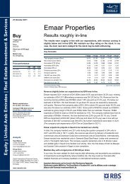 Emaar Properties - Rasmala Investment Bank