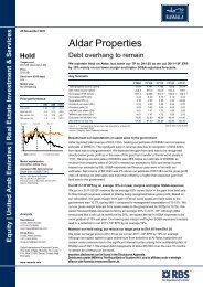 Aldar Properties - Rasmala Investment Bank