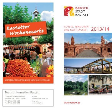 Hotels, Pensionen und Gasthäuser in Rastatt ... - Stadt Rastatt