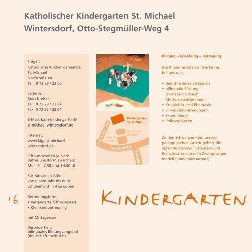 Rastatter Kindertagesstätten - Stadt Rastatt