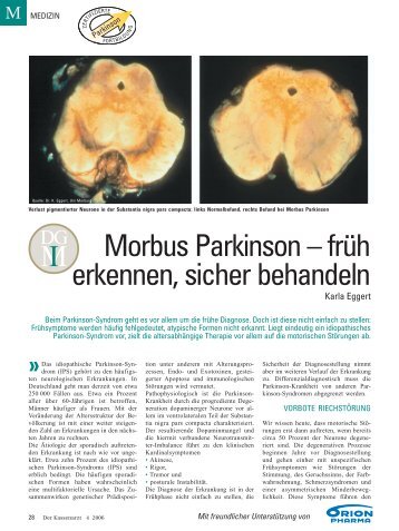 Morbus Parkinson - ratgeber-fitness.de