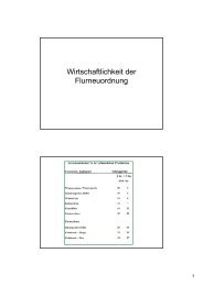 Wirtschaftlichkeit der Flurneuordnung - Rathaus Pfronten