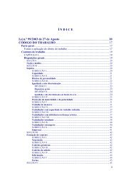 Í N D I C E Lei n.º 99/2003 de 27 de Agosto ...