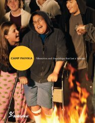 CAMP PAIVIKA - AbilityFirst