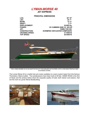 Lyman-Morse - C.W. Paine Yacht Designers