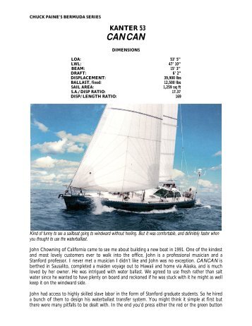 Kanter 53 - C.W. Paine Yacht Designers
