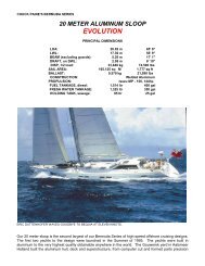 20 Meter Aluminum Sloop - C.W. Paine Yacht Designers