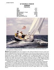 32' double-ender sarah - C.W. Paine Yacht Designers