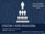 ESTRUCTURA Y DISEÑO ORGANIZACIONAL