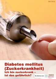 Diabetes mellitus (Zuckerkrankheit) - Ratiopharm