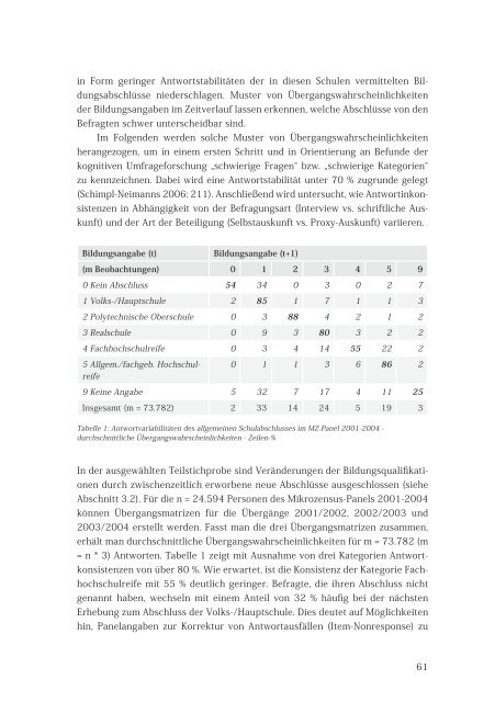 Weiterentwicklung der amtlichen Haushaltsstatistiken - RatSWD