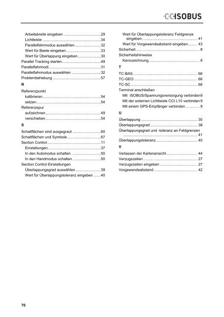 Betriebsanleitungen - Rauch