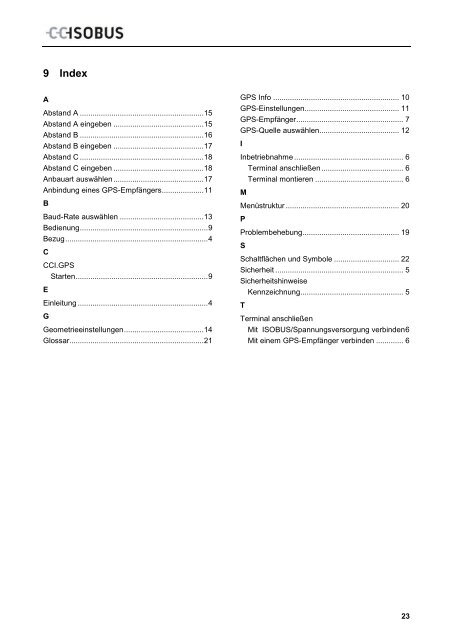 Betriebsanleitungen - Rauch