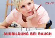 AUSBILDUNG BEI RAUCH - Rauch MÃ¶belwerke GmbH
