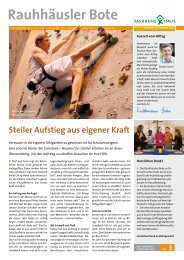 RauhhÃ¤usler Bote Ausgabe Pfingsten 2010 (205 ... - Das Rauhe Haus