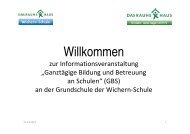 GanztÃ¤gige Bildung und Betreuung an Schulen - Das Rauhe Haus