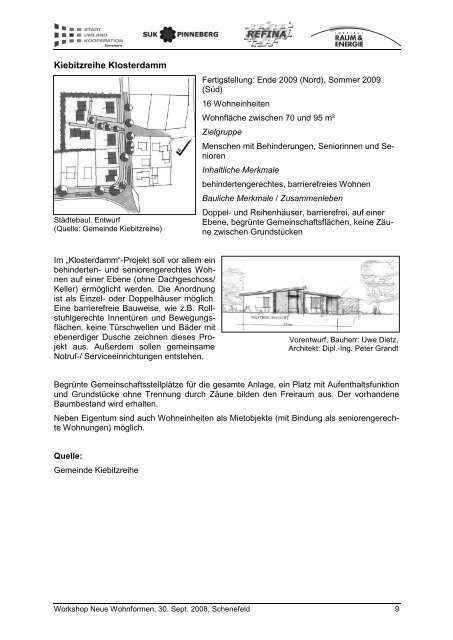 NEUE WOHNFORMEN - Institut Raum & Energie