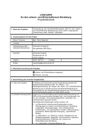 Projektdatenblatt - Institut Raum & Energie