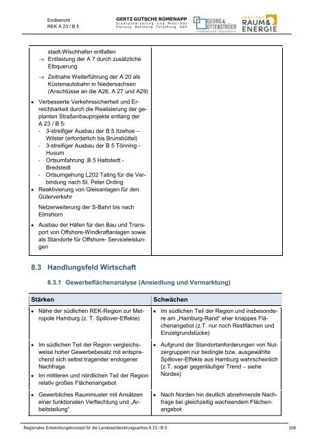 Endbericht REK A23 B5 - Institut Raum & Energie