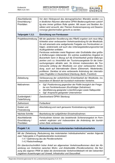 Endbericht REK A23 B5 - Institut Raum & Energie