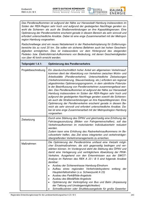 Endbericht REK A23 B5 - Institut Raum & Energie