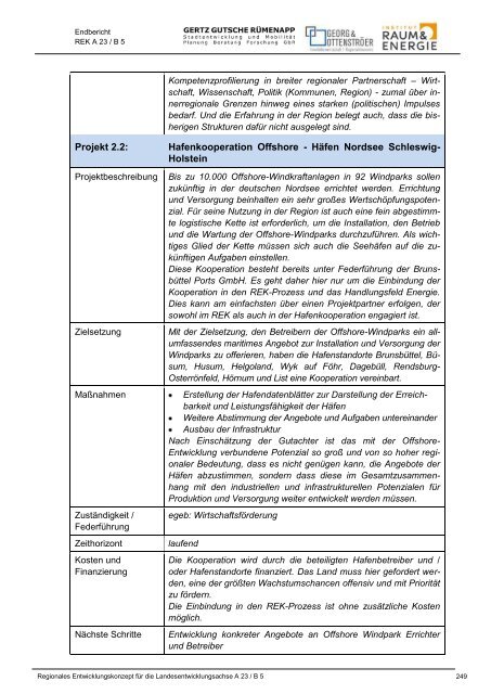 Endbericht REK A23 B5 - Institut Raum & Energie