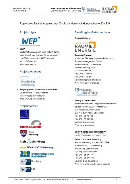 Endbericht REK A23 B5 - Institut Raum & Energie