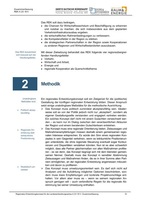 Endbericht REK A23 B5 - Institut Raum & Energie