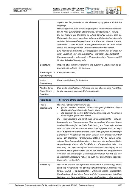 Endbericht REK A23 B5 - Institut Raum & Energie