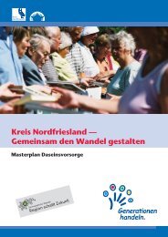 Masterplan Daseinsvorsorge - Kreis Nordfriesland