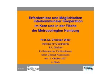 Prof. Dr. Christian Diller - Institut Raum & Energie