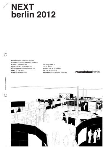NEXT berlin 2012 - Raumlabor