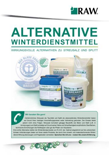 WInTERDIEnSTMITTEL - RAW Handel und <b>Beratungs GmbH</b> - winterdienstmittel-raw-handel-und-beratungs-gmbh