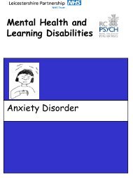 Anxiety Disorder - Royal College of Psychiatrists